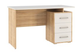 Стол компьютерный 1200 Лайт-2 дуб сонома/белый в Покачах - pokachi.mebel-tymen.ru | фото