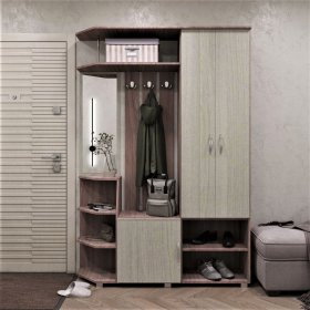 Прихожая Домино ясень шимо в Покачах - pokachi.mebel-tymen.ru | фото