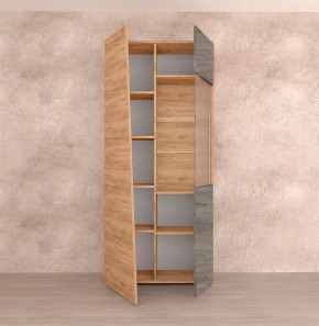 Аллегро-10 Шкаф двухдверный(со стеклом) Диал в Покачах - pokachi.mebel-tymen.ru | фото