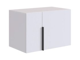 Антресоль двухдверная L600 Баско белое дерево в Покачах - pokachi.mebel-tymen.ru | фото