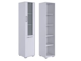 Стеллаж Лайт-2 белый/белый в Покачах - pokachi.mebel-tymen.ru | фото