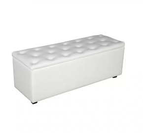 Банкетка Монако-2 (белый) в Покачах - pokachi.mebel-tymen.ru | фото