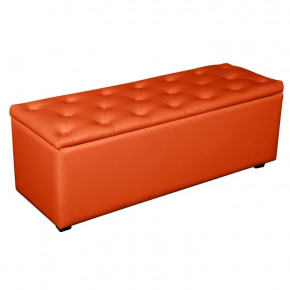 Банкетка Монако-2 (оранжевый) в Покачах - pokachi.mebel-tymen.ru | фото