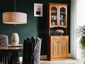 Буфет 2-х створчатый Лиза-2 Ольха матовый в Покачах - pokachi.mebel-tymen.ru | фото