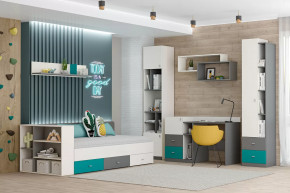 Детская Клео ОК-2, графит, миндаль, океан Диал в Покачах - pokachi.mebel-tymen.ru | фото