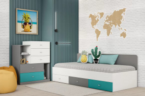 Детская Клео ОК-4, графит, миндаль, океан Диал в Покачах - pokachi.mebel-tymen.ru | фото