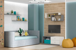 Детская Клео ОК-6, графит, миндаль, океан Диал в Покачах - pokachi.mebel-tymen.ru | фото