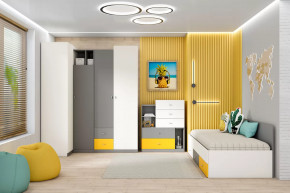 Детская Клео С-3, графит, миндаль, солнечный Диал в Покачах - pokachi.mebel-tymen.ru | фото