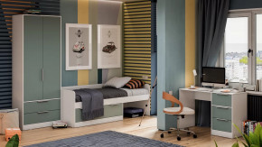 Детская «Марли» Белый, Серо-голубой в Покачах - pokachi.mebel-tymen.ru | фото