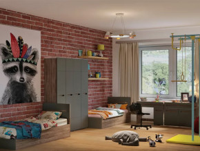 Детская Наоми графит нубук в Покачах - pokachi.mebel-tymen.ru | фото