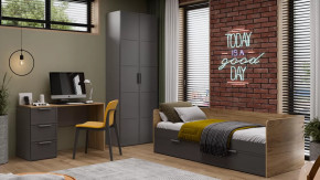 Детская «Стелла» Серый вулкан, Фон Серый, Яблоня Беллуно в Покачах - pokachi.mebel-tymen.ru | фото