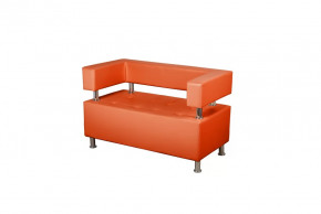 Диван 2-х местный Рейли (оранжевый) в Покачах - pokachi.mebel-tymen.ru | фото