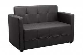 Диван 2-х местный Ситено (черный) в Покачах - pokachi.mebel-tymen.ru | фото