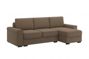 Диван-кровать угловой "Леон" песчаный в Покачах - pokachi.mebel-tymen.ru | фото