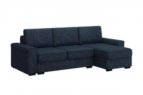 Диван-кровать угловой "Леон" сапфировый в Покачах - pokachi.mebel-tymen.ru | фото