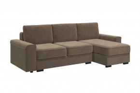 Диван-кровать угловой "Леон" серо-бежевый в Покачах - pokachi.mebel-tymen.ru | фото