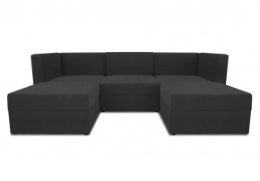 Диван модульный угловой Бергамо пять секций Dream Grafit кат. 3 в Покачах - pokachi.mebel-tymen.ru | фото