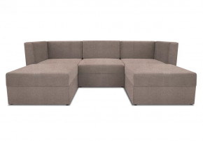 Диван модульный угловой Бергамо пять секций Savana plus Mocca кат. 1 в Покачах - pokachi.mebel-tymen.ru | фото