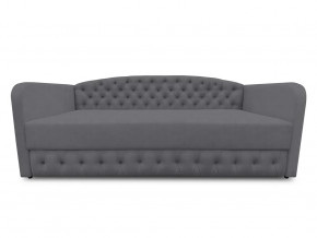 Диван-софа Гарвард-2 с каретной стяжкой Bingo Grafit кат.1 в Покачах - pokachi.mebel-tymen.ru | фото