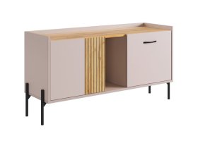 Тумба Доминика кашемир/дуб крафт золотой в Покачах - pokachi.mebel-tymen.ru | фото