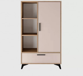 ЕВА Буфет 800 1С1Я (ш800*г411*в1351мм), Сатин в Покачах - pokachi.mebel-tymen.ru | фото