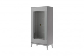 Фарго Шкаф витрина ШР-2 Антрацит в Покачах - pokachi.mebel-tymen.ru | фото