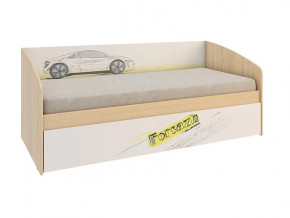 Кровать Форсаж (Софа) дуб сонома/белый в Покачах - pokachi.mebel-tymen.ru | фото