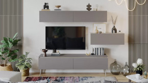 Гостиная «Глосс» №6 Баттл Рок, Бежевый в Покачах - pokachi.mebel-tymen.ru | фото