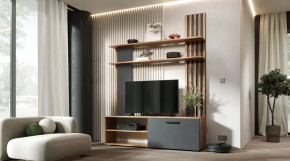 Гостиная Каролина Дуб Вотан/Графит в Покачах - pokachi.mebel-tymen.ru | фото