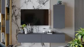 Гостиная «Порто» №5 Яблоня Беллуно, Графит софт в Покачах - pokachi.mebel-tymen.ru | фото