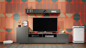 Гостиная «Сильвия» Серый в Покачах - pokachi.mebel-tymen.ru | фото