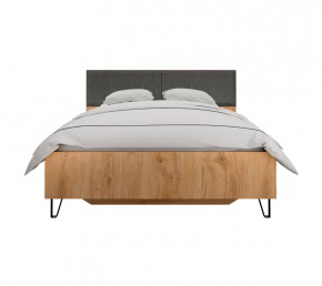 GRACE кровать LOZ160х200 (Дуб наварра/ Графит) в Покачах - pokachi.mebel-tymen.ru | фото