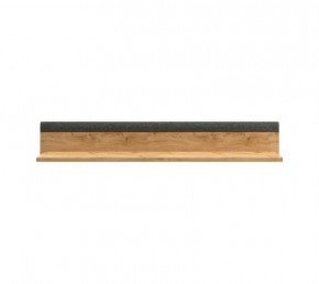 GRACE полка POL140 (Дуб наварра/Графит) в Покачах - pokachi.mebel-tymen.ru | фото