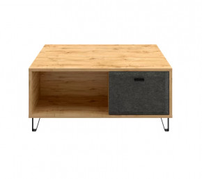 GRACE стол журнальный LAW2D (Дуб наварра/Графит) в Покачах - pokachi.mebel-tymen.ru | фото