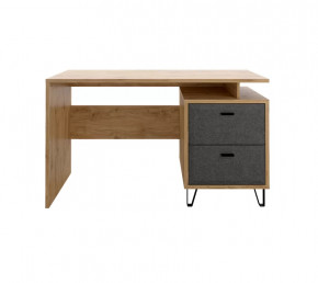 GRACE стол письменный BIU2S  (Дуб наварра/Графит) в Покачах - pokachi.mebel-tymen.ru | фото