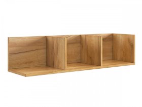 Полка навесная 2 Рич дуб крафт золотой в Покачах - pokachi.mebel-tymen.ru | фото