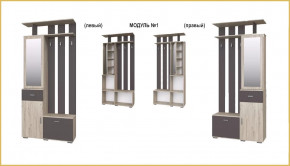 "ИМИДЖ" модуль №01, шкаф-вешалка с зеркалом в Покачах - pokachi.mebel-tymen.ru | фото