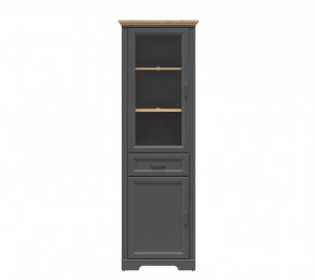 JASMIN шкаф REG1W1D1S (Графит/ Дуб артизан) в Покачах - pokachi.mebel-tymen.ru | фото