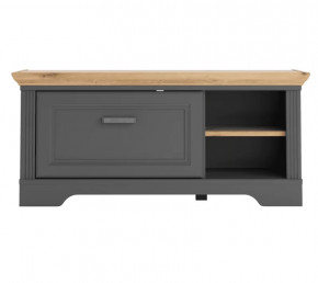 JASMIN тумба KOM1S (Графит/ Дуб артизан ) в Покачах - pokachi.mebel-tymen.ru | фото