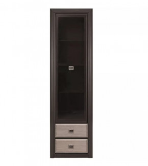 КОЕН шкаф-витрина REG1W2S (Венге/Штрокс) в Покачах - pokachi.mebel-tymen.ru | фото