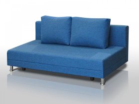 Диван Комфорт Лайт без подлокотников 2 подушки denim в Покачах - pokachi.mebel-tymen.ru | фото