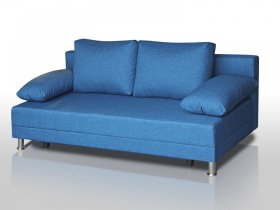 Диван Комфорт без подлокотников 4 подушки denim в Покачах - pokachi.mebel-tymen.ru | фото