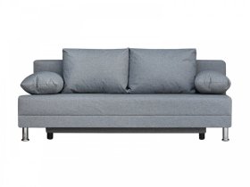 Диван Комфорт без подлокотников 4 подушки грей в Покачах - pokachi.mebel-tymen.ru | фото