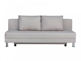 Диван Комфорт Лайт без подлокотников 2 подушки кэмел в Покачах - pokachi.mebel-tymen.ru | фото