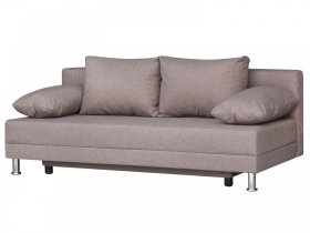 Диван Комфорт без подлокотников 4 подушки латте в Покачах - pokachi.mebel-tymen.ru | фото