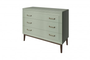 Комод 3 ящика Гориция Зелёный самшит в Покачах - pokachi.mebel-tymen.ru | фото