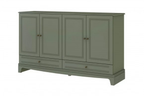 Комод 4 двери + 2 ящика Лорето Лак Зелёный самшит в Покачах - pokachi.mebel-tymen.ru | фото