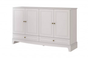 Комод 4 двери + 2 ящика Лорето Персидский жемчуг/Лак Льняной в Покачах - pokachi.mebel-tymen.ru | фото