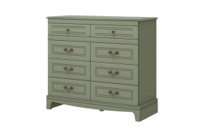 Комод 8 ящиков Лорето Лак Зелёный самшит в Покачах - pokachi.mebel-tymen.ru | фото