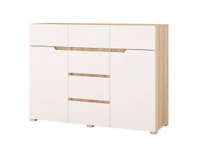 Комод Анталия 1200 Сонома-Белый софт в Покачах - pokachi.mebel-tymen.ru | фото